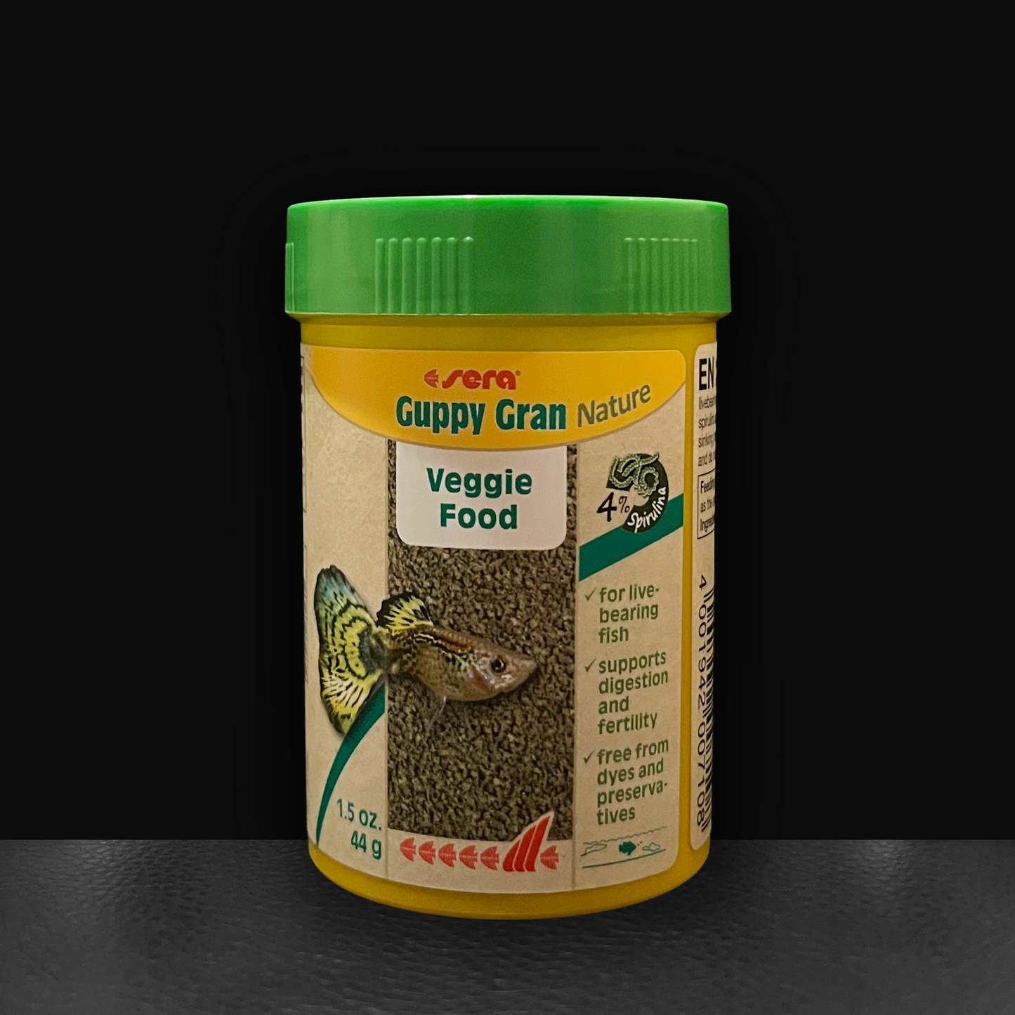 Sera Guppy Granule Veggie Food (1.5 oz)