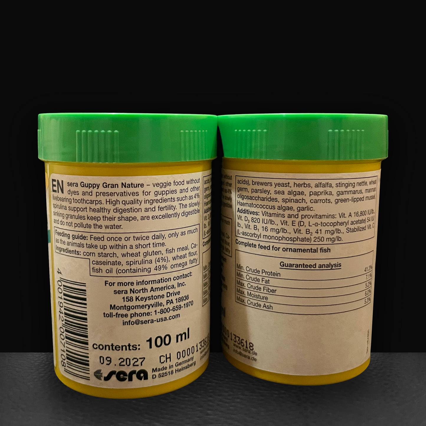 Sera Guppy Granule Veggie Food (1.5 oz)